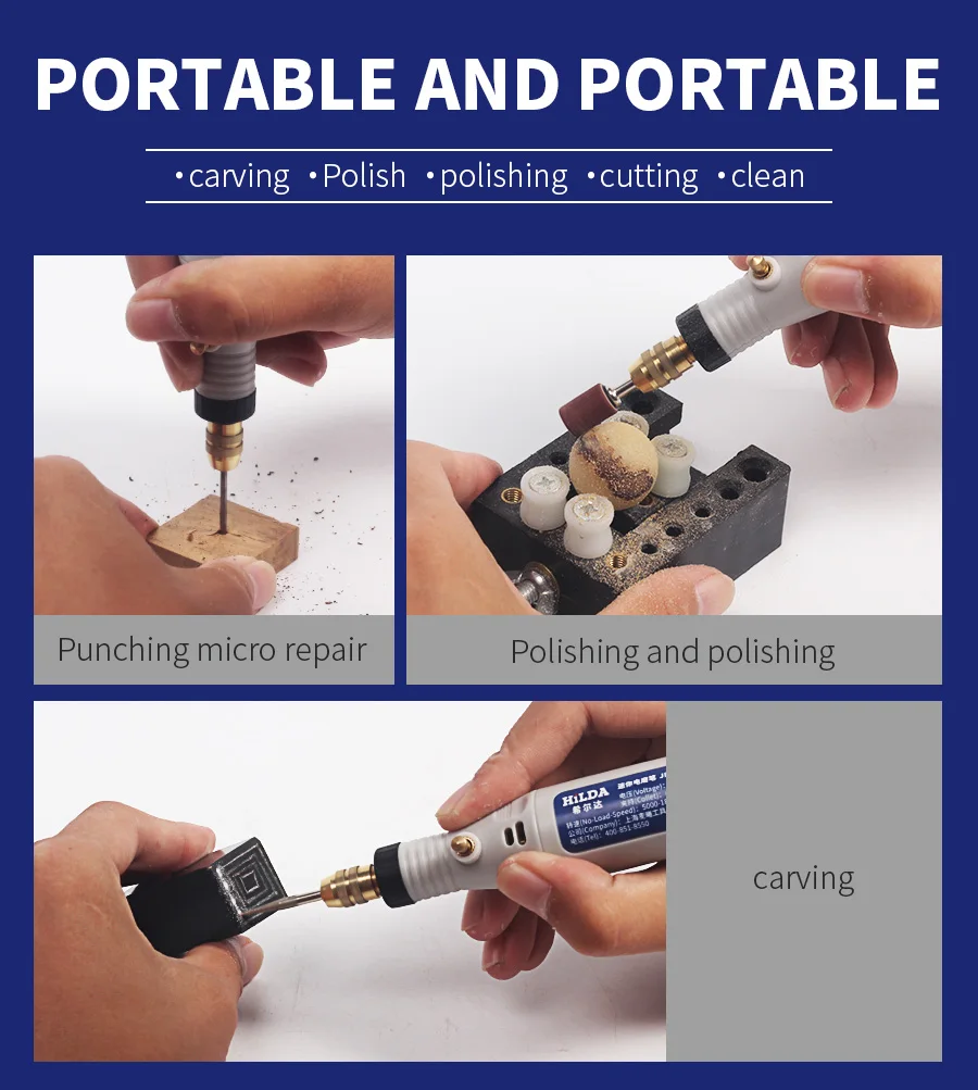 Мини-дрель электрическая гравировальная ручка переменная скорость роторная Регулировка мини-электрическая дрель шлифовальные инструменты для резьбы электроинструменты