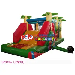 Детский Счастливый парк надувной батут в форме замка комбо