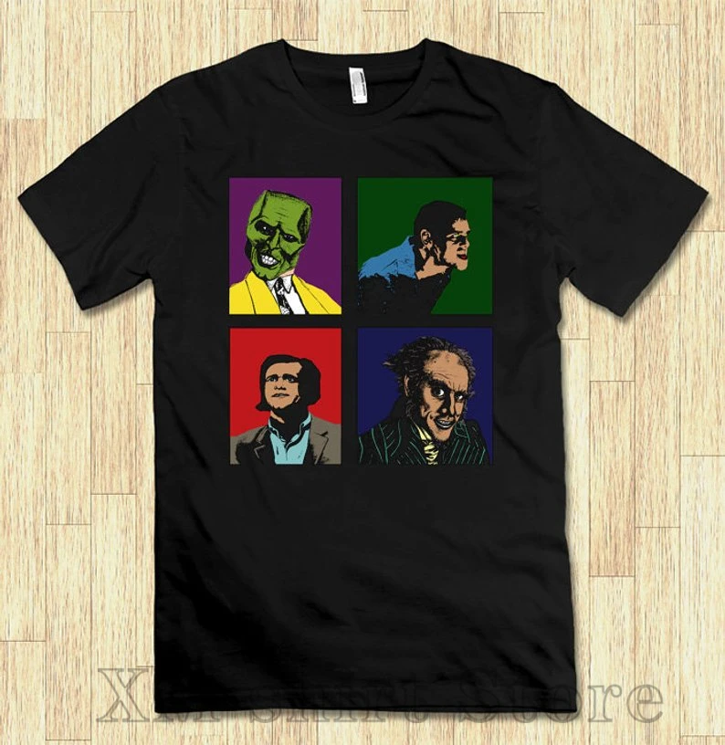 

Jim Carrey T-Shirt men funny print women tops tee Casual O-neck tshirts