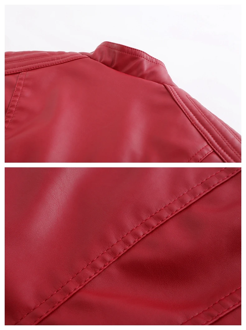 NXH женские Куртки из искусственной кожи с отложным воротником байкерская куртка размера плюс женская куртка весна осень модная уличная одежда skyblue