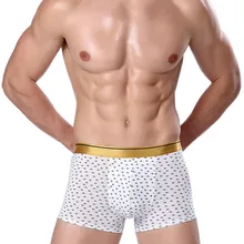 5 штук в упаковке, шт./лот Лидер продаж модные, пикантные шорты-боксеры для мужчин нижнее мужское белье трусы для мальчика короткий