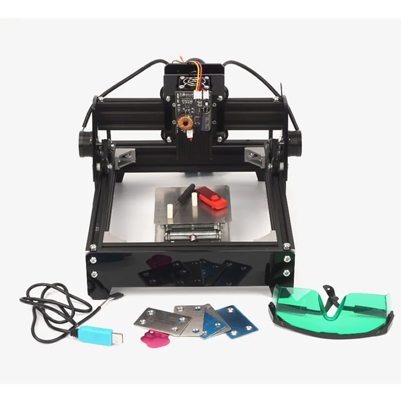 15000MW laser marking 15W Metal Laser Engraving Machine For Metal