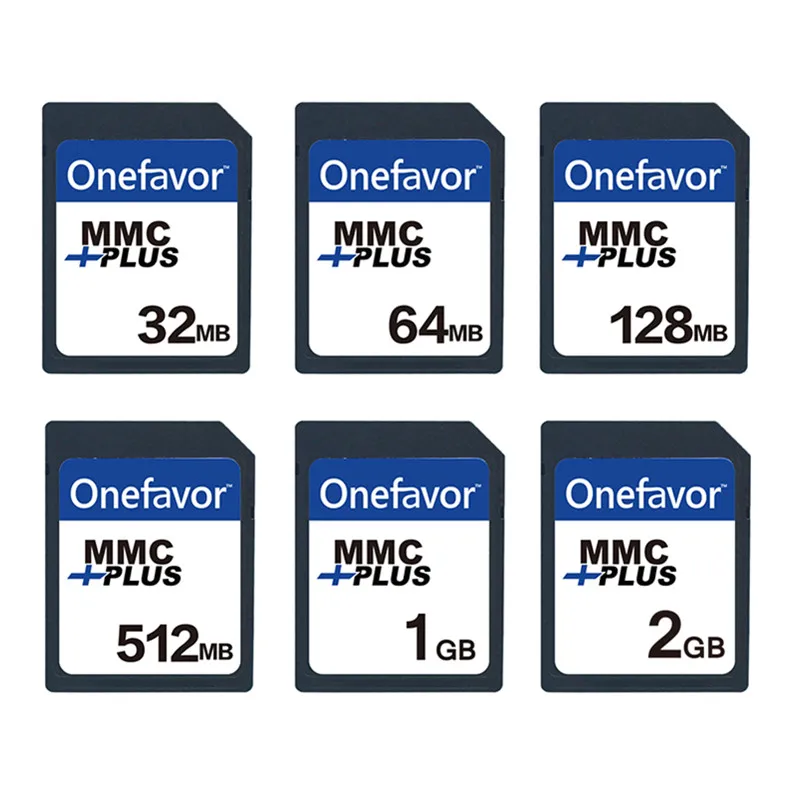 5pcs onefavor 32MB 64MB 128MB 256 MB 512MB 1GB MMC MultiMedia Card 13PINS for Old Camera 1