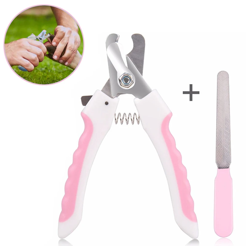 ProfessionalPetDogNailClipperCutterStainlessSteelGroomingScissorsClippersforAnimals