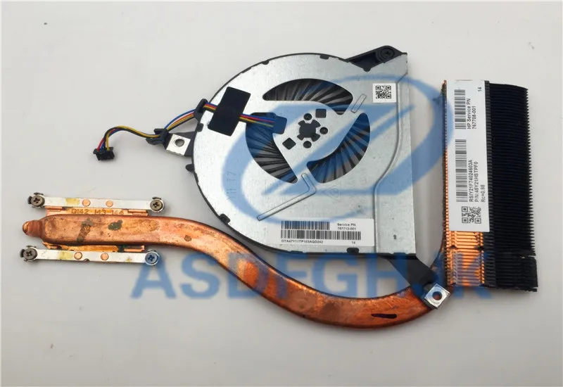Радиатор охлаждения ЦП для HP Pavilion 14 P 15 17 F V P009NS P051US 767712 001 вентилятор процессора