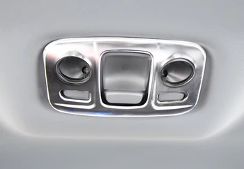 

For Peugeot 3008 GT / 5008 GT 2017 2018 Stainless Steel Interior Rear Roof Dome Reading Light Lamp Cover Trim 1pcs Car Styling