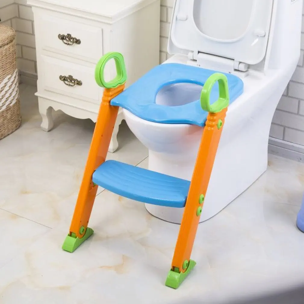 Baby Potty Training Seat Adjustable Ladder potties portable Baby Toilet