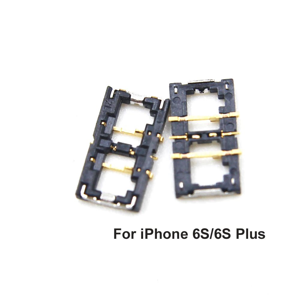 10 шт./лот натуральная для iPhone 4S 5S 5C 6 6 plus 4G 7 7 плюс FPC Разъем для подключения аккумулятора клип на материнской плате