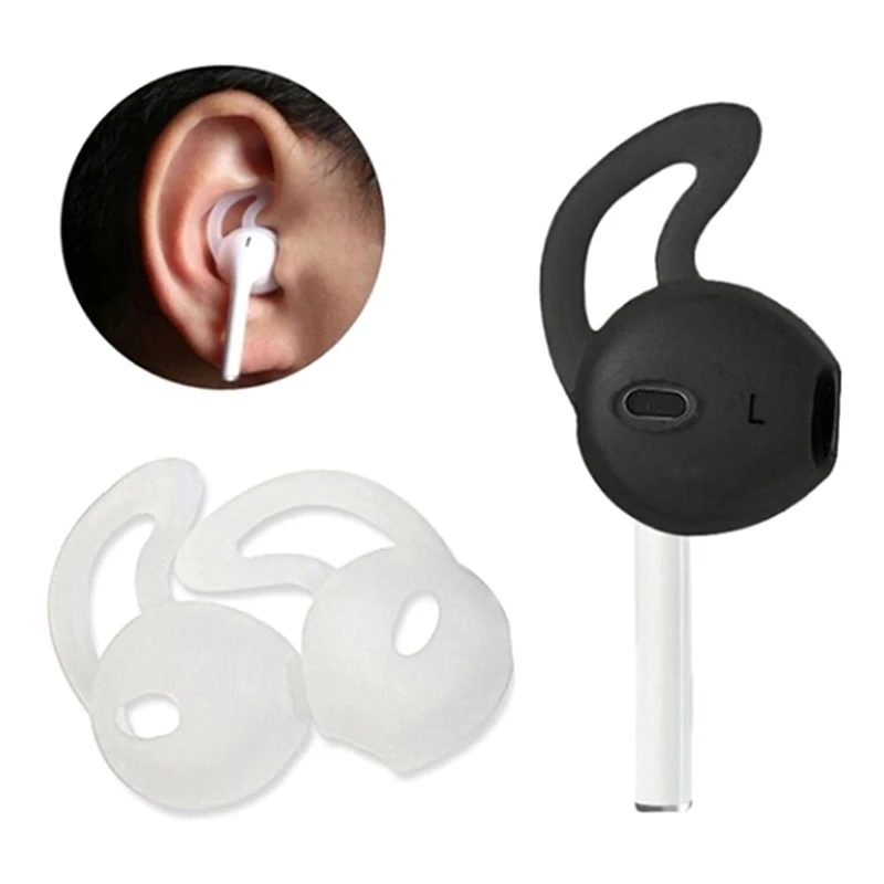 

5 Pair/lot EarPods Covers Sports Silicone Ear Cap Earphone Sleeve Headphone Adapter Protective Cover Accessories for phone