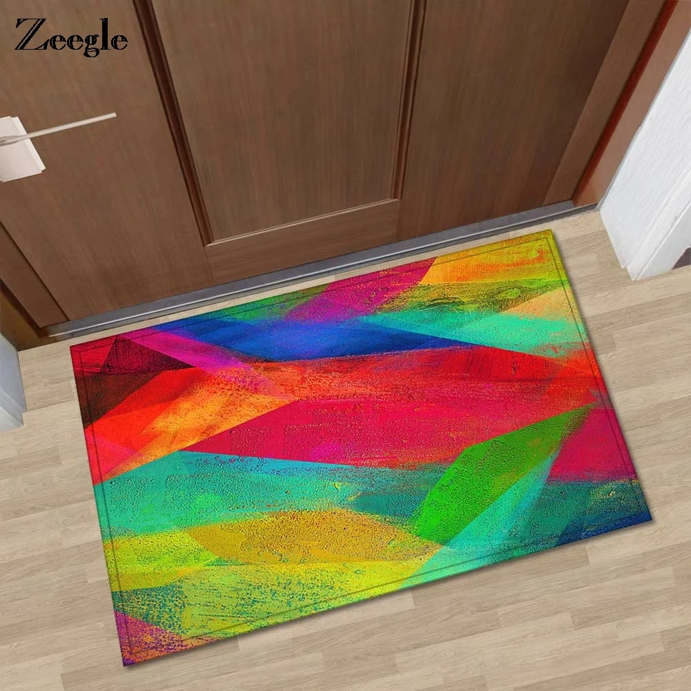 Zeegle Colorful Entrtance Door Mats Carpets In the Hallway Non slip