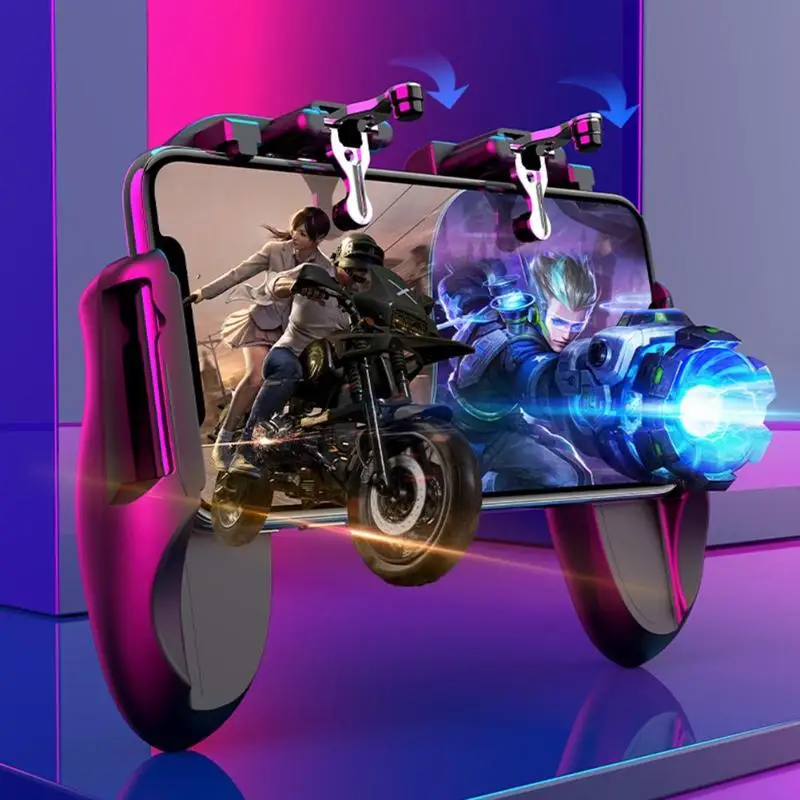 

Hot Mobile Phone Game Controller Joystick Trigger Gamepad Joystick for PUBG Supporting xiaomi iphone with 4.7-6.0 inch screen