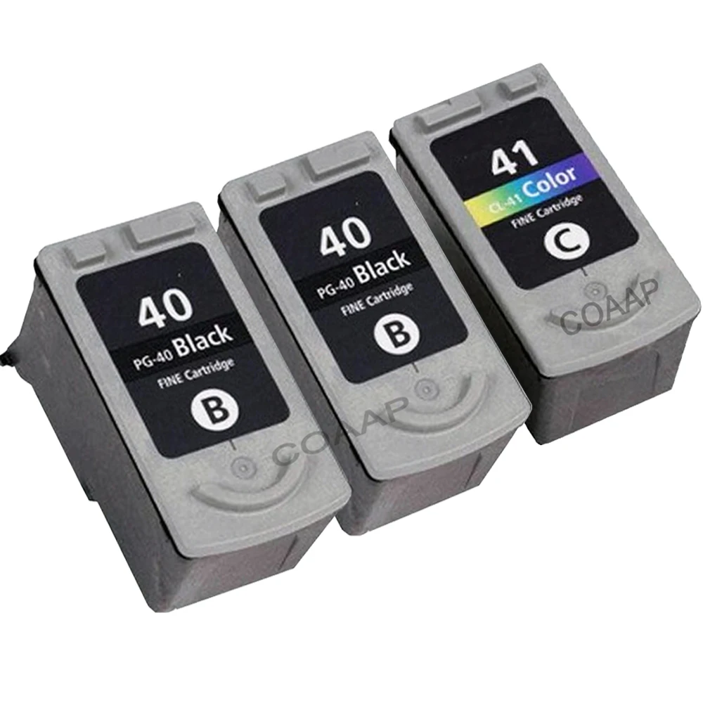 Cartucho de tinta PG40 CL41 para CANON Pixma MP210 MP450 MP470 MP160 MP180  MP140 MP460 MP220 MP190 MP170 MP150 MX300 MX310, 3 uds.|ink cartridge|ink  cartridge for canoncartridge for canon - AliExpress