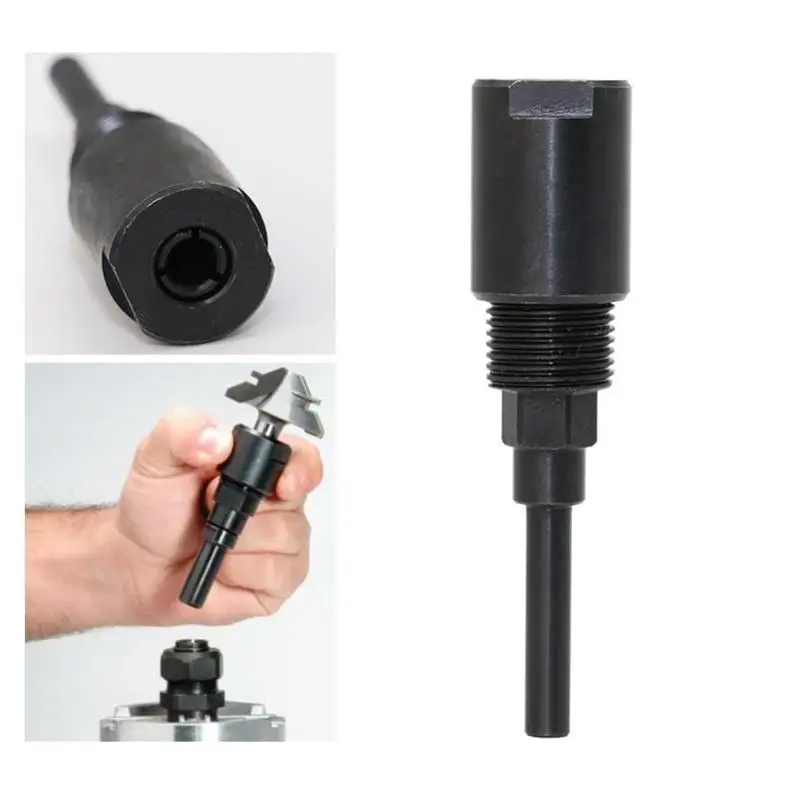 

1/4 Shank 90mm Engraving Machine Extension Rod Router Bit Collet Chuck Holder Woodworking CNC Milling Extension Rod