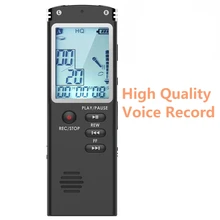 Горячие продажи оригинала диктофон 8 ГБ USB Профессиональный 96 часов диктофон цифровой Аудио Диктофон с WAV, MP3 плеер
