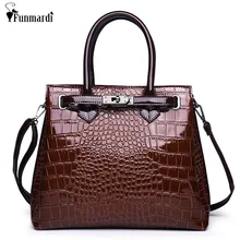 FUNMARDI Новое поступление винтажные женские сумки Модная змеиная сумочка Сумка Через Плечо из PU Кожи Сумка-тоут Классические сумки кросс-боди WLHB3014