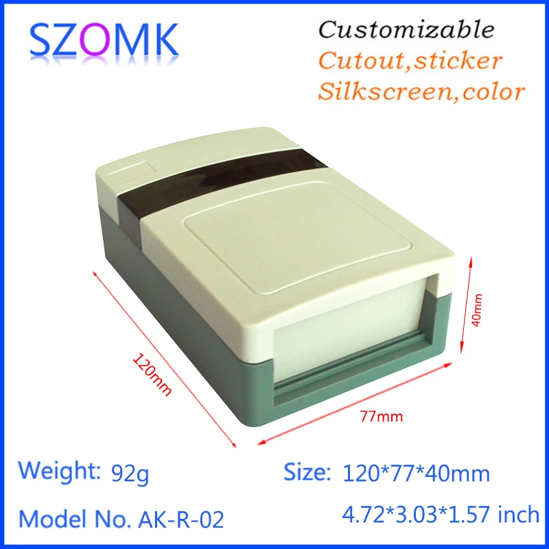 Пластиковый корпус для электроники szomk RFID 1 шт. 120*77*40 мм пластиковый оборудования