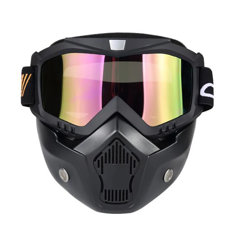 Ski Bike Motorcycle Face Mask Goggles Motocross Motorbike Motor Open