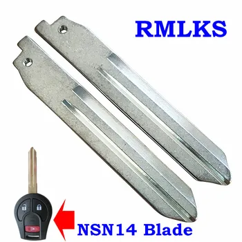 

10pcs/lot Remote Key Head Blade Fob Smart Key Blank Fit For Nissan Versa Sentra Altima Tiida Maxima Replacement NSN14 Blade