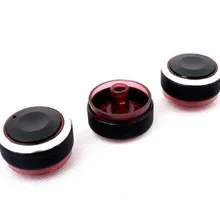 Стильный Красный Заготовка алюминиевый анодированный A/C ручки управления Короткие новые для Mazda 3/Axela 04-09