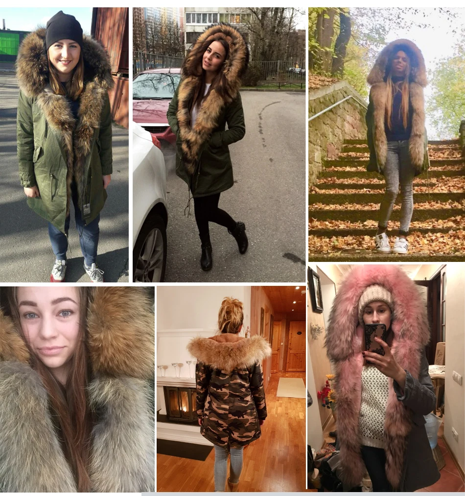 OFTBUY, зимняя женская куртка, новая длинная парка, пальто с натуральным мехом, большой воротник из меха енота, парка с капюшоном, толстая верхняя одежда, уличный стиль