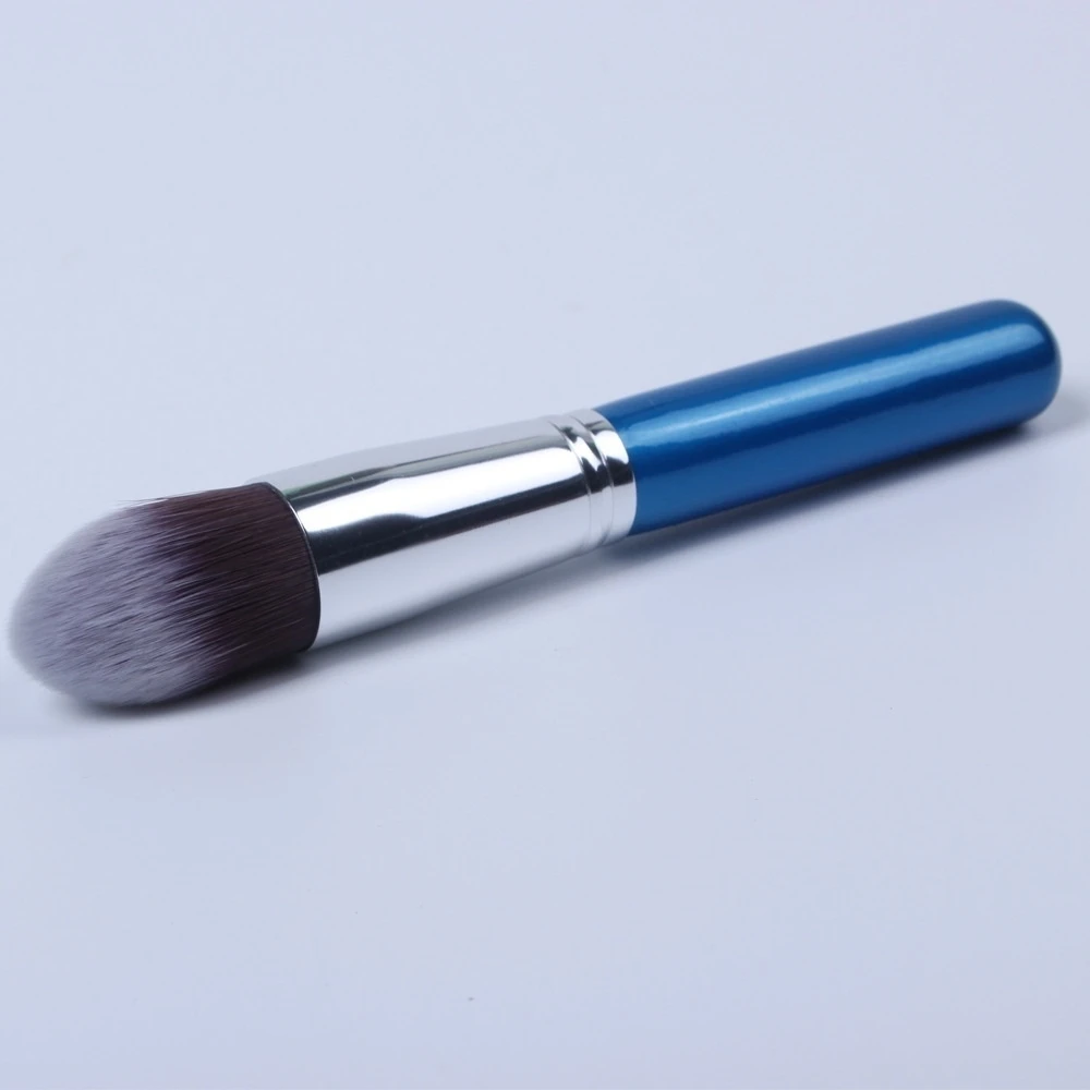 Deep blue makeup brush make-up essential foundation make-up pen brush 5 classic painting (Color: Jasper) (1)