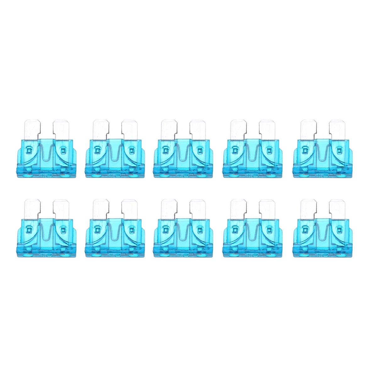 New 10pcs/set Auto Car Truck Standard Fuse Blade 15A 32V Cars Safety Blade Fuses Accessories Kit