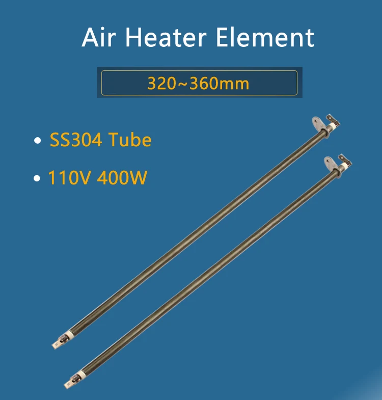 6 шт 320/330/340/350/360 мм 400 Вт Нагревательный элемент для электрической печи, электрические тепловые трубки с отжигом, электронные Запчасти для духовки