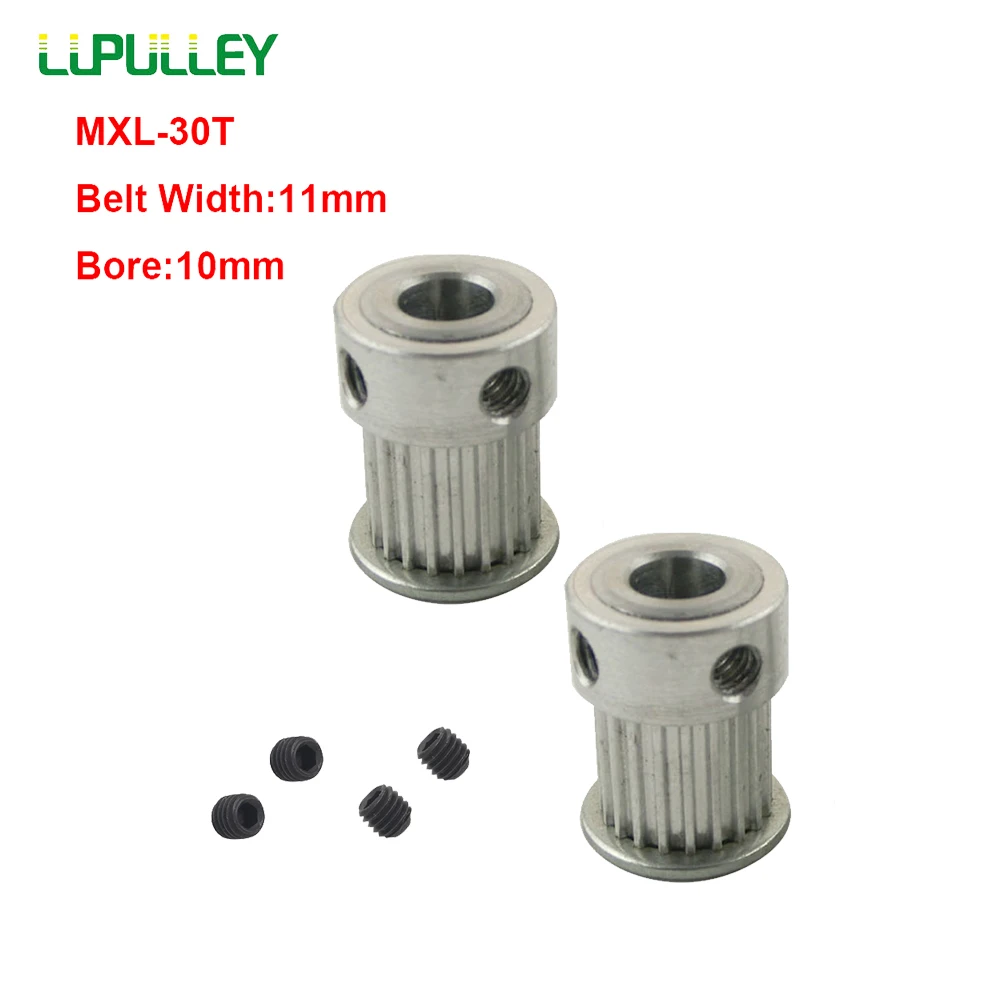 LUPULLEY 2 шт. по методу 30 т ремень ГРМ колеса шкива 5/6/8/10/12 мм диаметр 11 мм ремень Ширина ременный шкив используется на 3D-принтеры