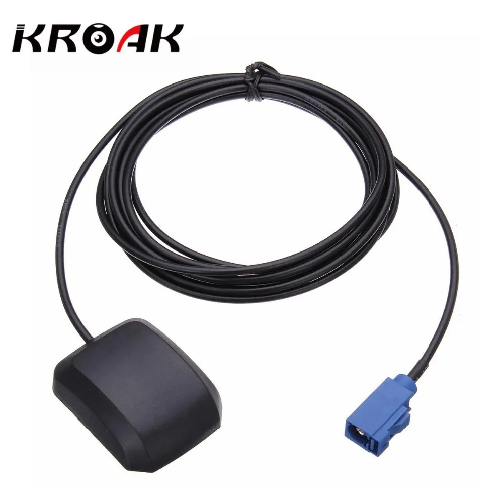 KROAK gps антенна Fakra MFD2 RNS2 RNS 510 MFD3 RNS-E для VW Skoda для Benz для Audi