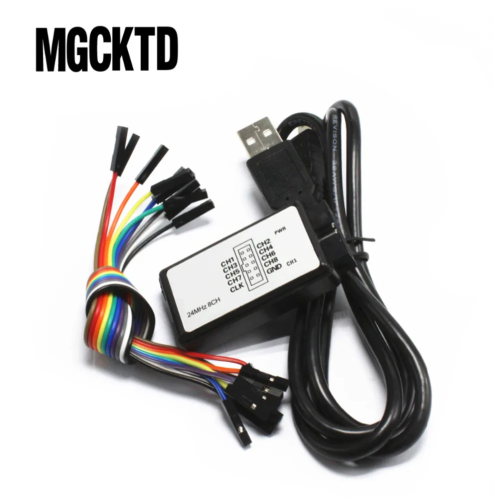 

1sets New Arrival USB Logic Analyze 24M 8CH
