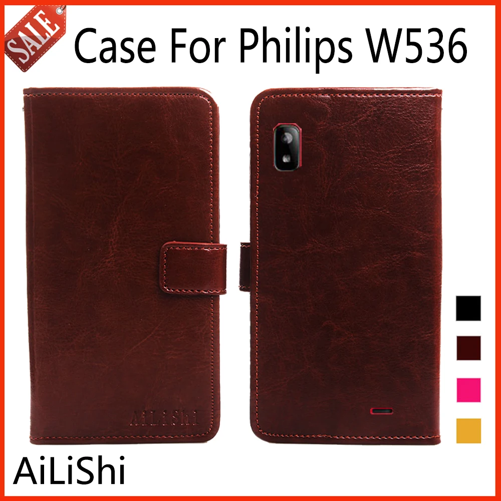 

AiLiShi Leather Case For Philips W536 Case Flip Protective Cover Phone Bag Luxury Wallet Tracking Number!
