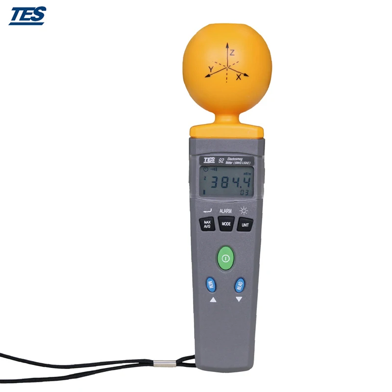 

TES-92 Triaxial Data Logger Electromagnetic Radiation Detector EMF Meter