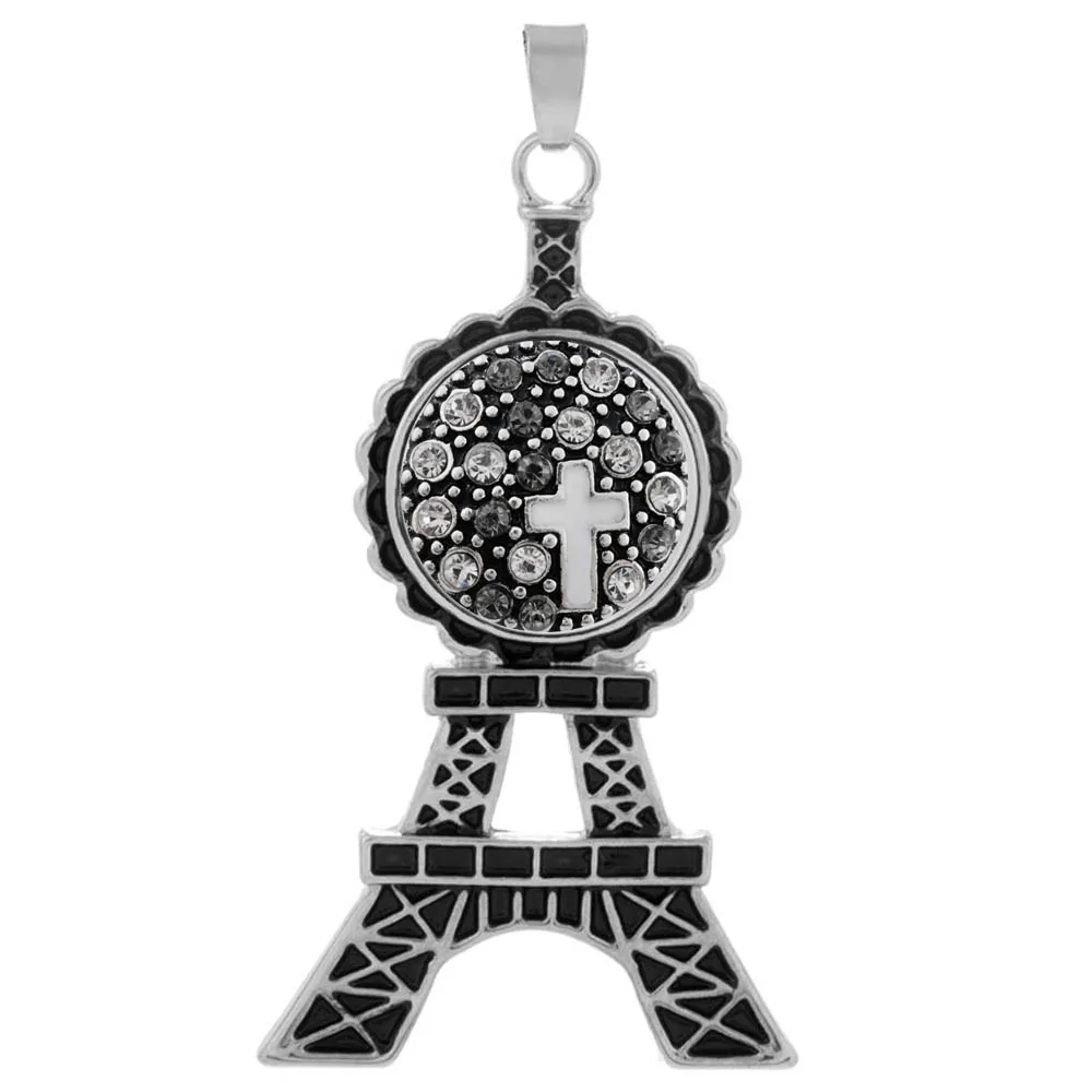 Partnerbeads Винтаж Перо череп ключ слон Фея Эйфелева башня кнопки Подвески для Для