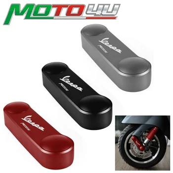 

MOTO4U New 1 PC For Vespa GTS300 GTS 300 Motorcycle Front Suspension Link Cover Decoration Cover Cap hub Fork Satin style 1