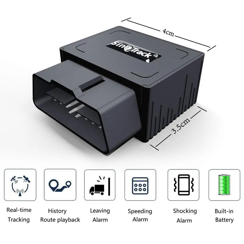 Автомобильный GPS Трекер OBD II 16 контактный Plug Play с приложением для IOS и Android|obd ii gps