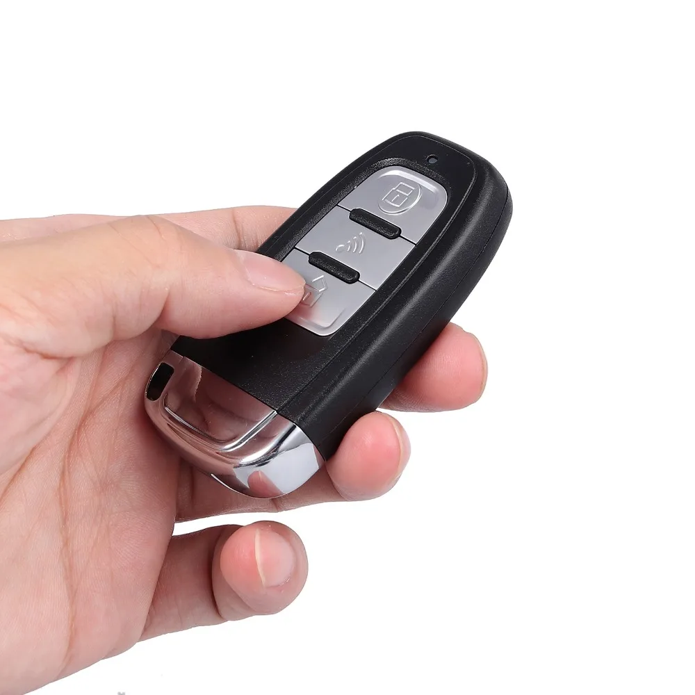 AUTOUTLET Universal Car Keyless Entry Engine Start Alarm System Push Button Remote Starter with 2 Remote Control Burglar AUTOUTLET Universal Car Keyless Entry Engine Start Alarm System Push Button Remote Starter with 2 Remote Control Burglar