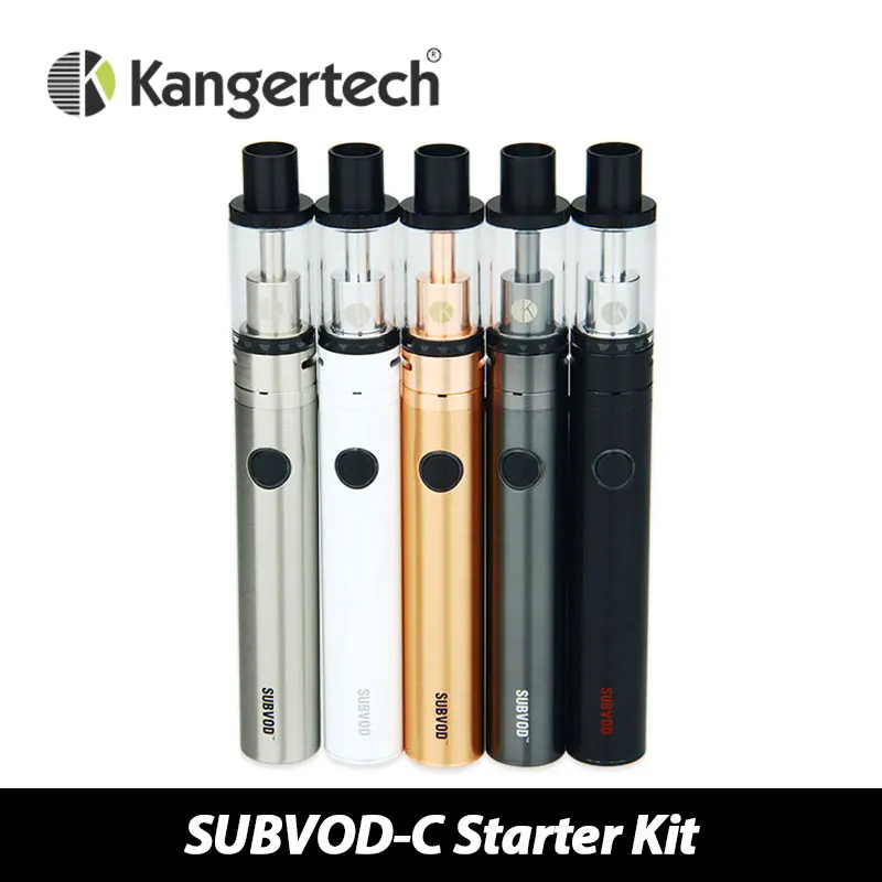100% настоящий Kanger SUBVOD-C полный комплект 2 8 мл Kangertech Subtank Nano-C Tank Atomizer Top filing &amp 1300 мАч