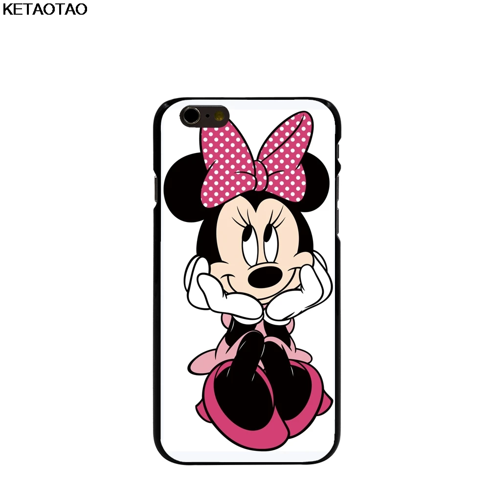KETAOTAO Минни Микки Маус чехол для телефона s iPhone 4S 5C 5S 6S 7 8 Plus XR XS Max XS7 9 6 Чехол Мягкий
