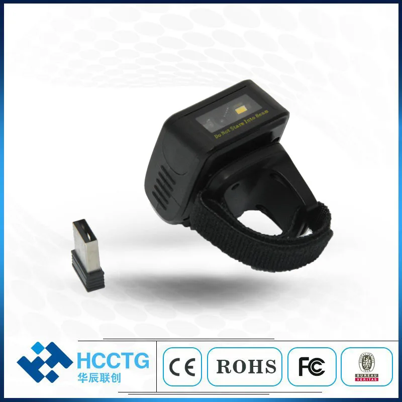 Anel de Dedo Leitor de Código de Barras Bluetooth sem Fio Scanner de Código de Barras para o Inventário Mini Cmos Interface 2.4g Terminal Pos qr 1d 2d S03 9 Computador e Escritório