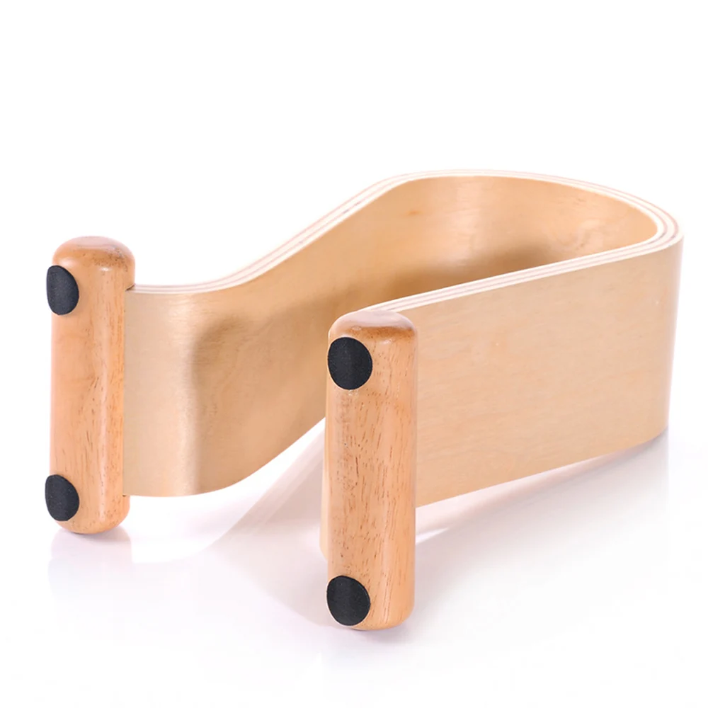 1pcs U Shape Wood Headphones Stand Holder Hanger Wooden Headset Desk Display Shelf Rack wooden stand for headphones