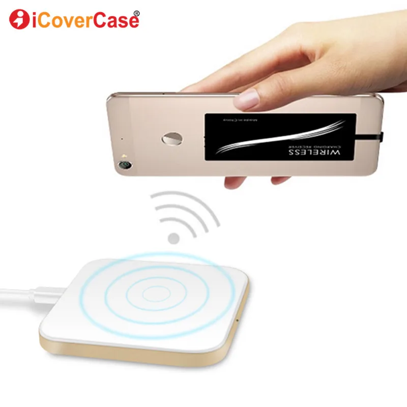 Baratos Cargador inalámbrico Qi para Samsung Galaxy A80 A70 A60 A50 A40 A30 A20 A10 cargadores de carga inalámbrica receptor y funda de teléfono