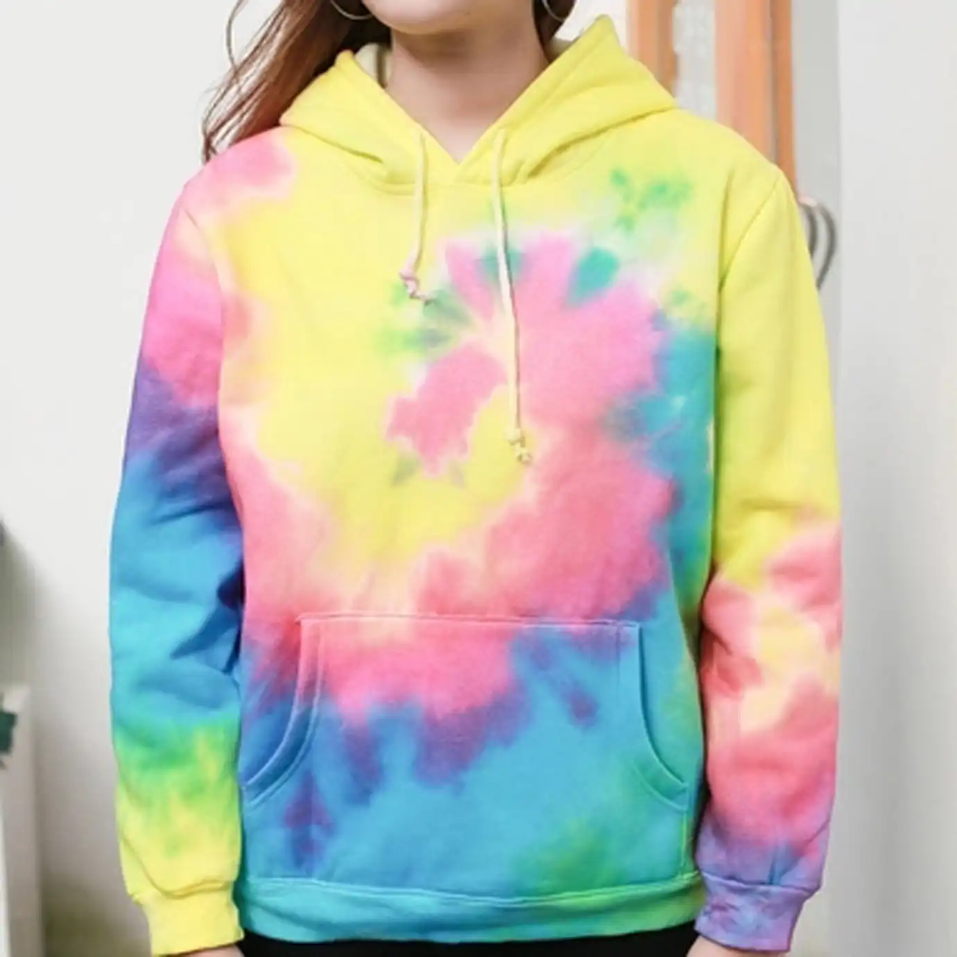 sudadera arcoiris mujer