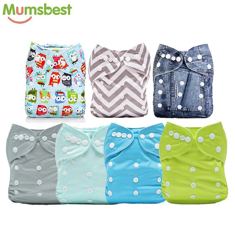 [Mumsbest] Baby Boy Diaper Cloth Diapers Lovely Print Pocket Diapers