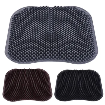 

1pc Car Seat Cushion 3D Breathable Silicone Massage Stress Relieve Relexing Mat F-Best