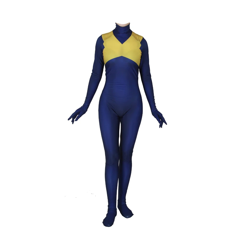 

Kids Adult Bodysuit X-Men Dark Phoenix Cosplay Siamese Tights Clothing Zentai Halloween X-Men Dark Phoenix New Version BOOCRE