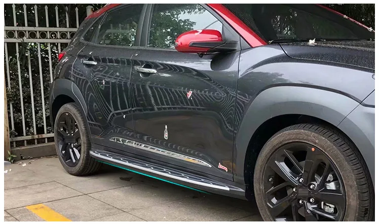 Боковые шаговые панели для Hyundai ENCINO KONA 2017 2018 2019 2020 две модели качество ISO9001