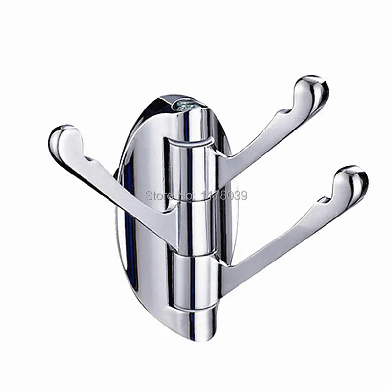 bathroom Activities rotatable robe hook,wall mounted Zinc Alloy coat hooks,chrome Door wardrobe