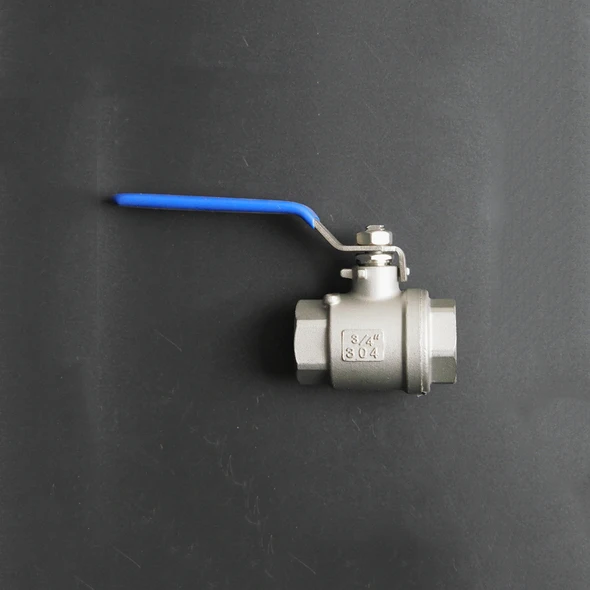 3/" BSP внутренняя резьба полный диаметр 304 нержавеющая сталь 2 части шаровой клапан для воды, нефти, газа