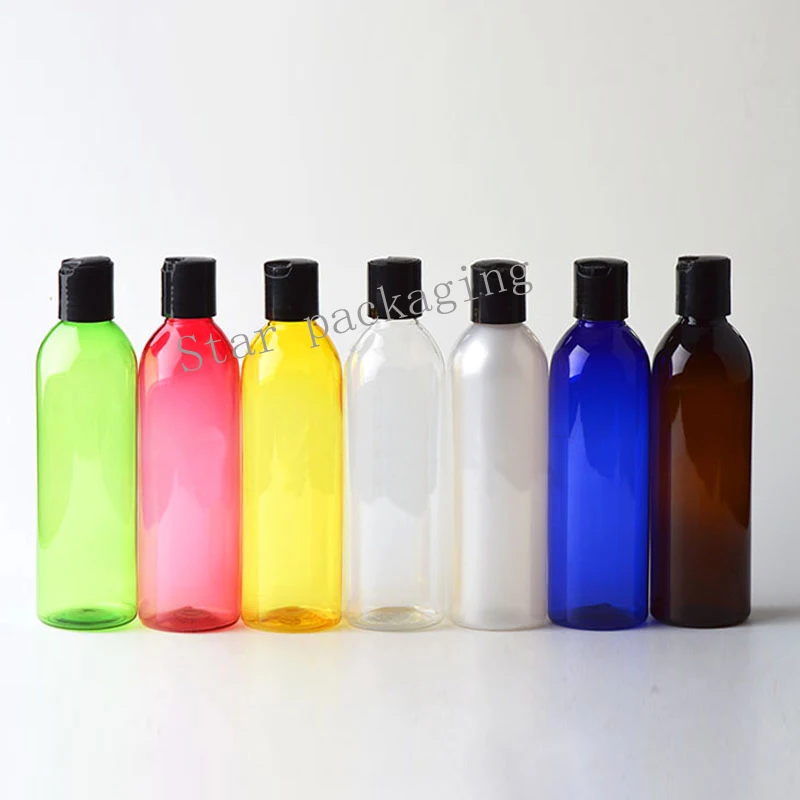 250ml X 30 multicolor travel hotel empty PET plastic sample bottle,Mini