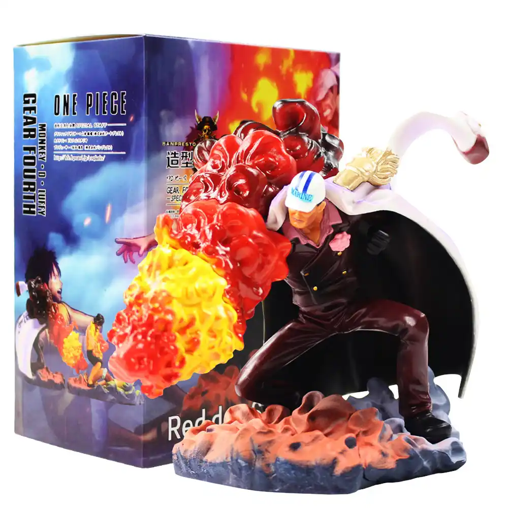 10 14cm One Piece Gear Fourth The Death Of Ace Monkey D Luffy Red Dog Sakas Ki Fighting Scenes Pvc Figure Collectible Model Toy Aliexpress